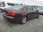 2013 Volkswagen Passat Se Бордовый vin: 1VWBP7A30DC111302