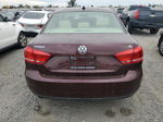 2013 Volkswagen Passat Se Burgundy vin: 1VWBP7A30DC111302