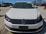 2013 Volkswagen Passat Se White vin: 1VWBP7A30DC124504