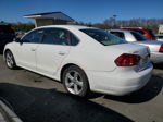 2012 Volkswagen Passat Se White vin: 1VWBP7A31CC041324