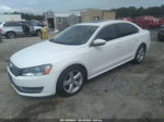 2012 Volkswagen Passat 2.5l Se White vin: 1VWBP7A31CC048306