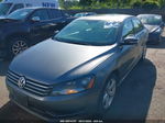 2013 Volkswagen Passat 2.5l Se Gray vin: 1VWBP7A31DC004629