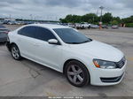 2013 Volkswagen Passat 2.5l Se White vin: 1VWBP7A31DC036089