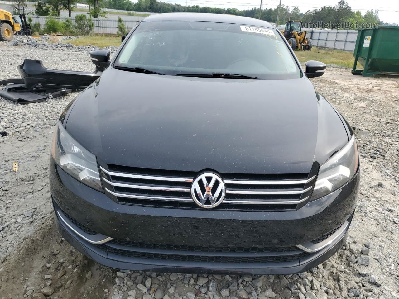 2013 Volkswagen Passat Se Черный vin: 1VWBP7A31DC042359