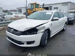 2013 Volkswagen Passat 2.5l Se White vin: 1VWBP7A31DC108375