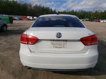 2013 Volkswagen Passat Se White vin: 1VWBP7A31DC110594