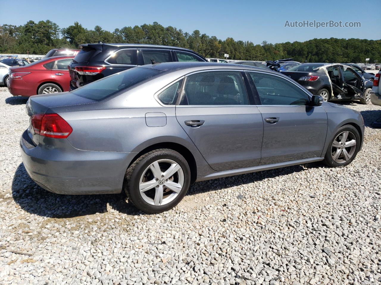 2013 Volkswagen Passat Se Charcoal vin: 1VWBP7A31DC136144