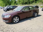 2012 Volkswagen Passat Se Maroon vin: 1VWBP7A32CC088815