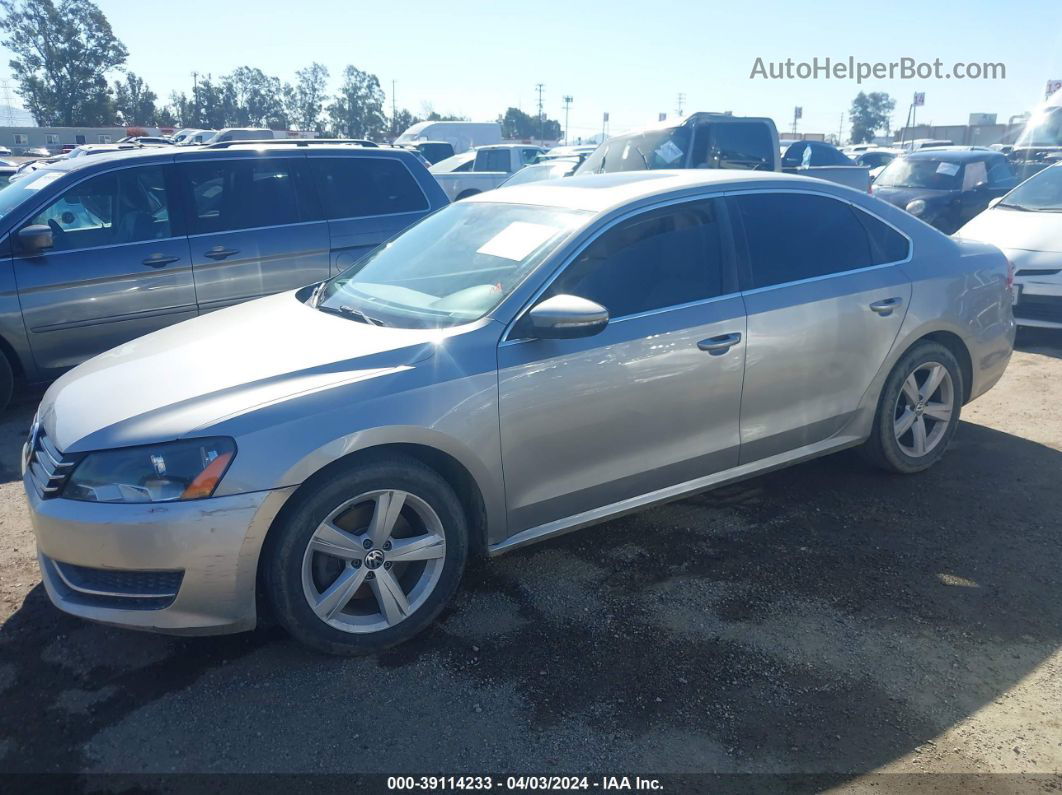 2012 Volkswagen Passat 2.5l Se Silver vin: 1VWBP7A32CC098261