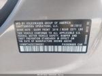 2012 Volkswagen Passat 2.5l Se Серебряный vin: 1VWBP7A32CC098261