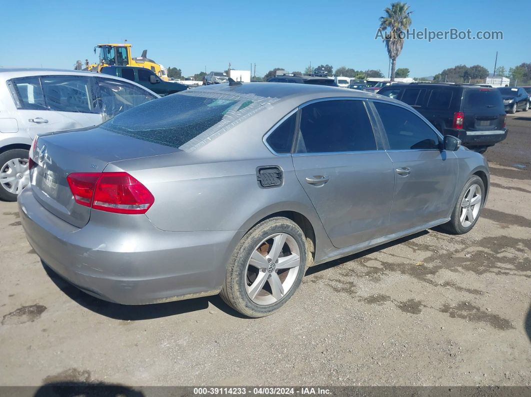 2012 Volkswagen Passat 2.5l Se Silver vin: 1VWBP7A32CC098261