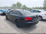 2013 Volkswagen Passat 2.5l Se Black vin: 1VWBP7A32DC092607