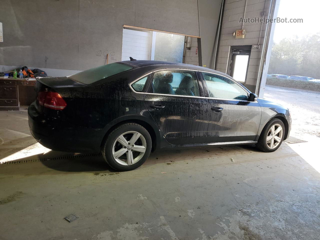 2013 Volkswagen Passat Se Черный vin: 1VWBP7A32DC119756