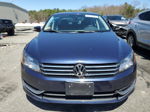 2013 Volkswagen Passat Se Синий vin: 1VWBP7A32DC140879