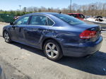 2013 Volkswagen Passat Se Blue vin: 1VWBP7A32DC140879