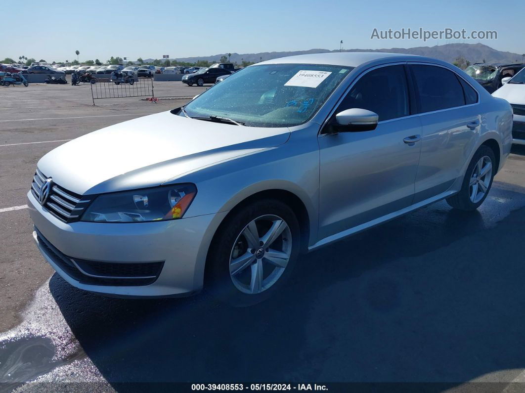 2014 Volkswagen Passat 2.5l Se Silver vin: 1VWBP7A32EC008447