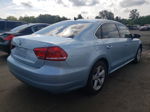 2012 Volkswagen Passat Se Blue vin: 1VWBP7A33CC039767