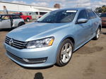 2012 Volkswagen Passat Se Blue vin: 1VWBP7A33CC039767