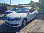 2012 Volkswagen Passat 2.5l Se White vin: 1VWBP7A33CC049425