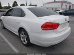 2012 Volkswagen Passat 2.5l Se White vin: 1VWBP7A33CC070212