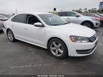 2012 Volkswagen Passat 2.5l Se Белый vin: 1VWBP7A33CC070212