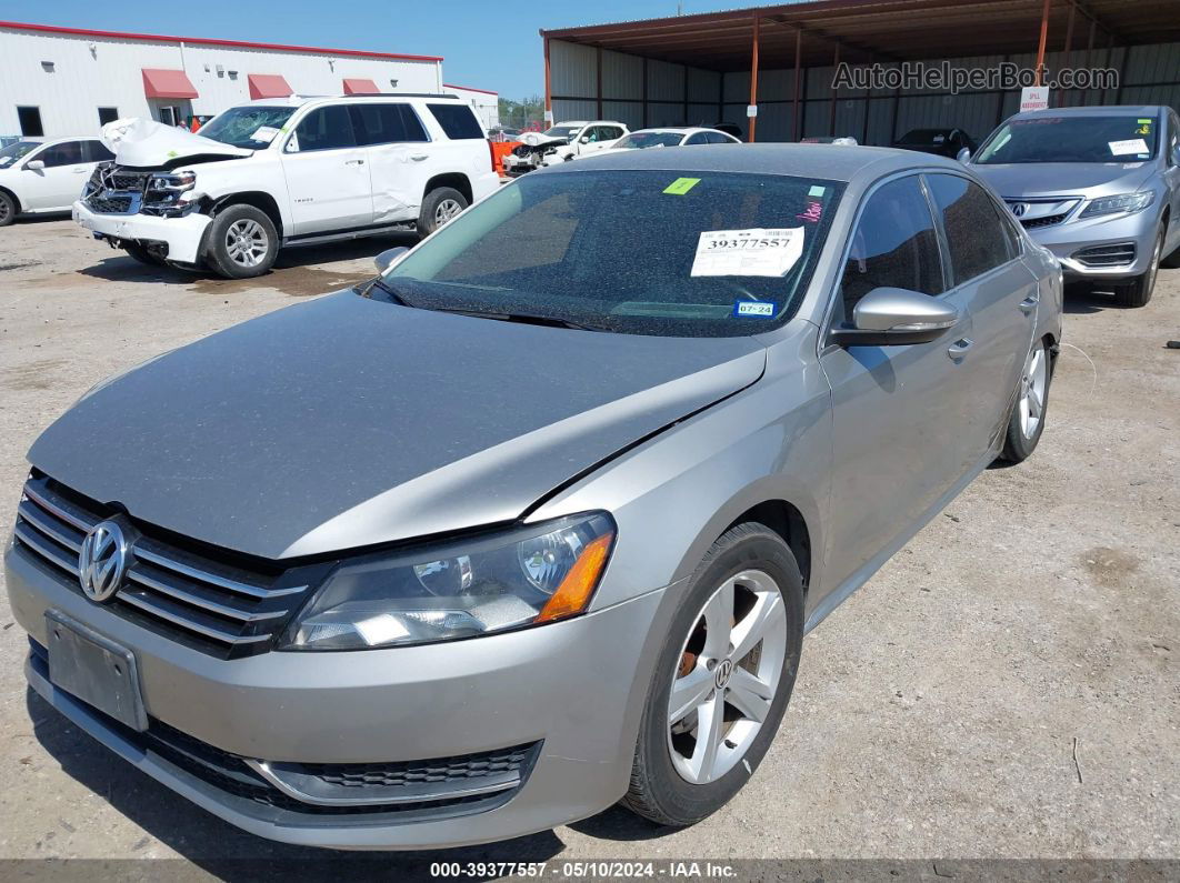 2012 Volkswagen Passat 2.5l Se Silver vin: 1VWBP7A33CC094347