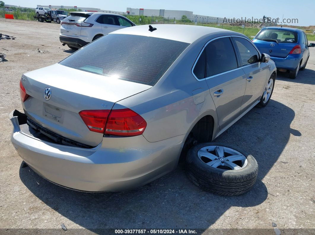 2012 Volkswagen Passat 2.5l Se Silver vin: 1VWBP7A33CC094347