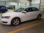 2013 Volkswagen Passat Se White vin: 1VWBP7A33DC058871