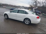 2013 Volkswagen Passat Se White vin: 1VWBP7A33DC062418