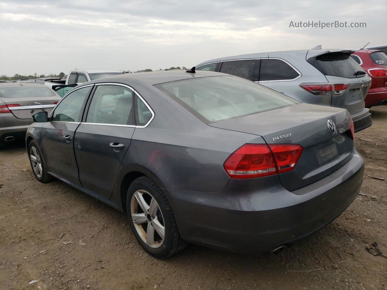 2013 Volkswagen Passat Se Серый vin: 1VWBP7A33DC071667