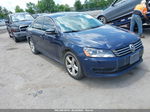 2013 Volkswagen Passat 2.5l Se Синий vin: 1VWBP7A33DC086024