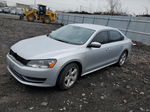 2013 Volkswagen Passat Se Silver vin: 1VWBP7A33DC087254