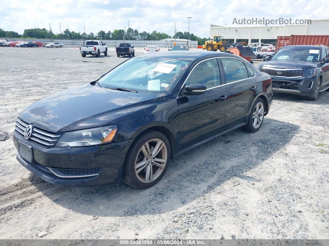 2014 Volkswagen Passat 2.5l Se Black vin: 1VWBP7A33EC018131