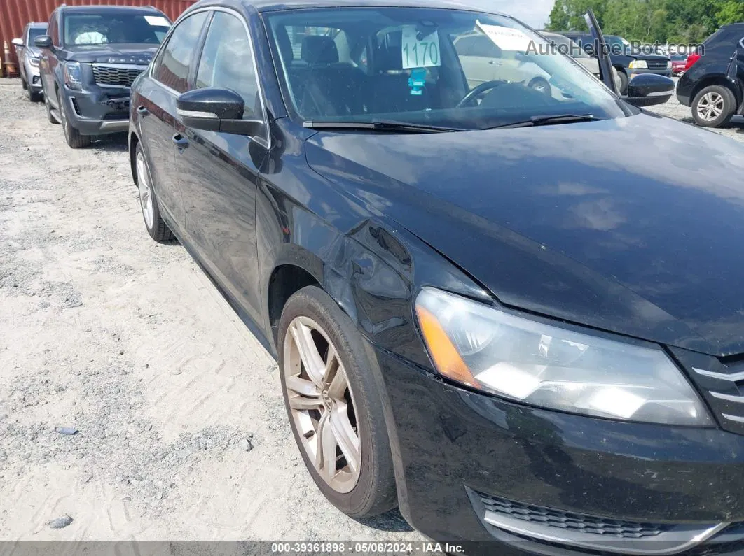 2014 Volkswagen Passat 2.5l Se Black vin: 1VWBP7A33EC018131