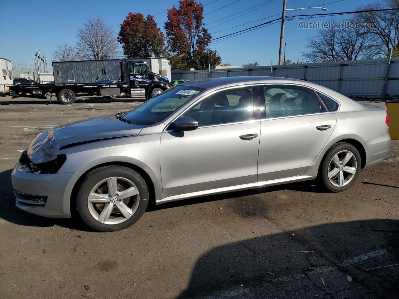 2012 Volkswagen Passat Se Gray vin: 1VWBP7A34CC013033