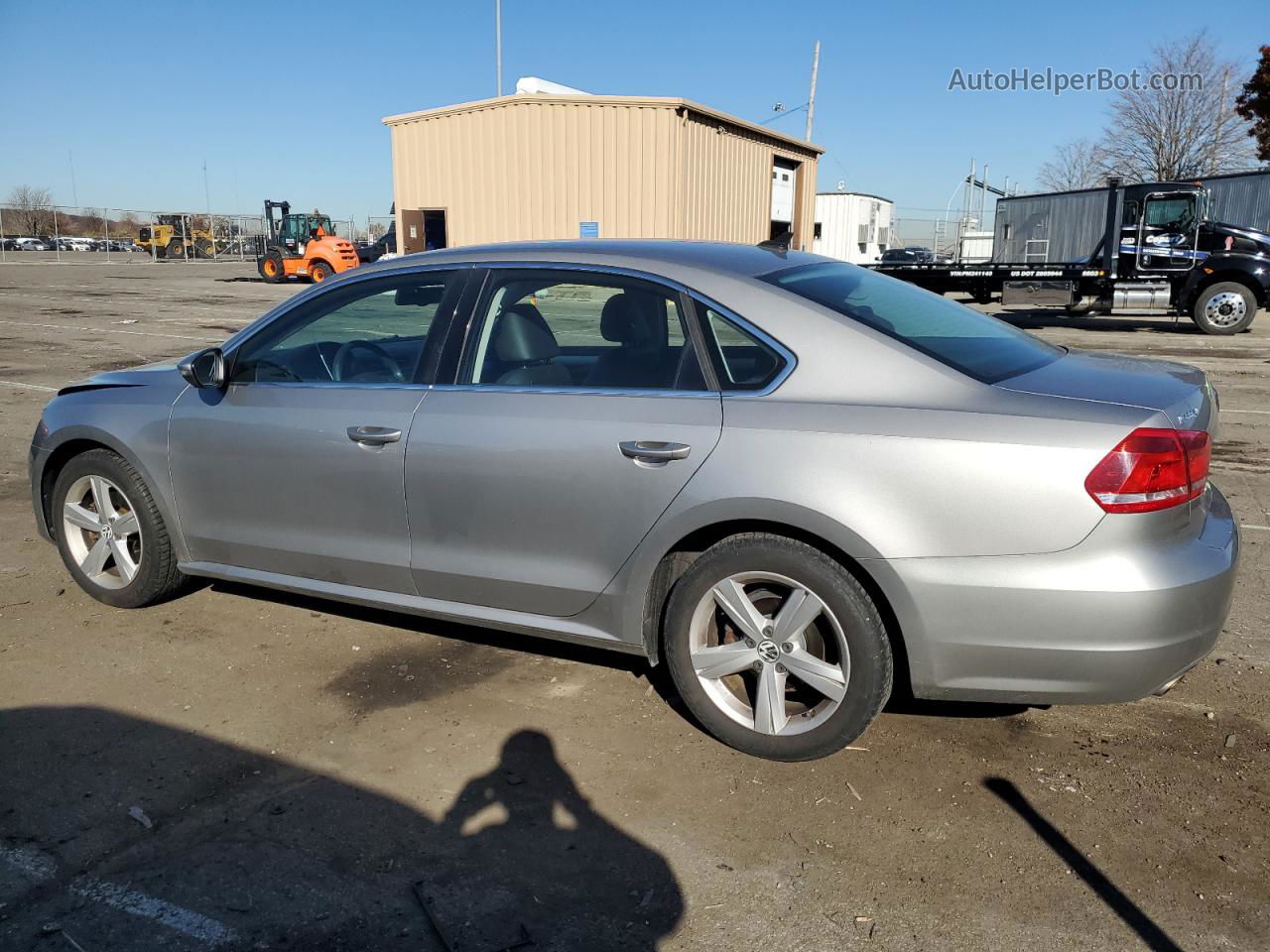 2012 Volkswagen Passat Se Gray vin: 1VWBP7A34CC013033