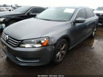 2012 Volkswagen Passat 2.5l Se Gray vin: 1VWBP7A34CC049353