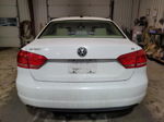 2012 Volkswagen Passat Se White vin: 1VWBP7A34CC077265