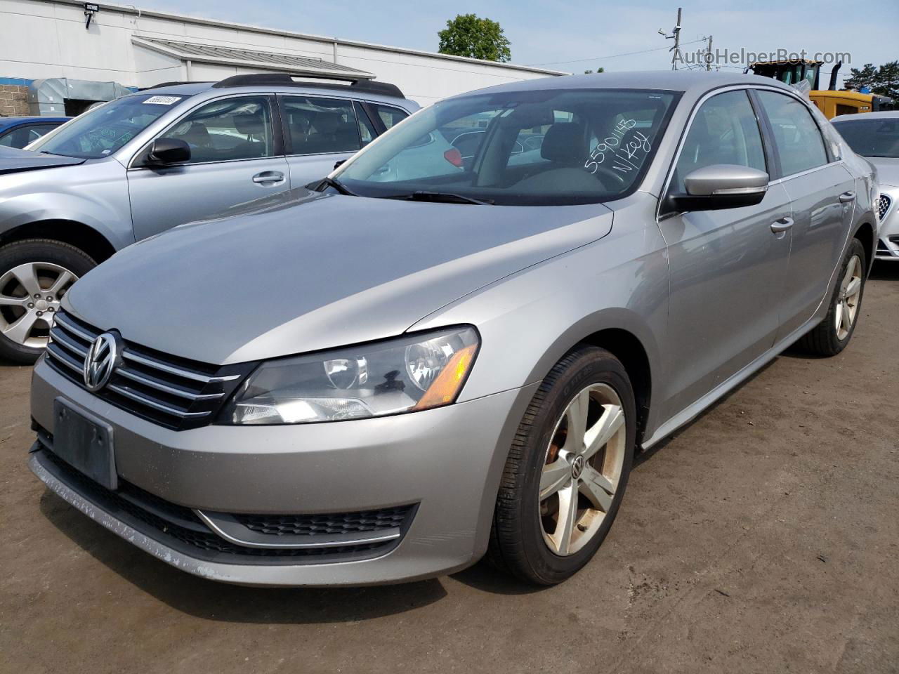 2012 Volkswagen Passat Se Gray vin: 1VWBP7A34CC079274