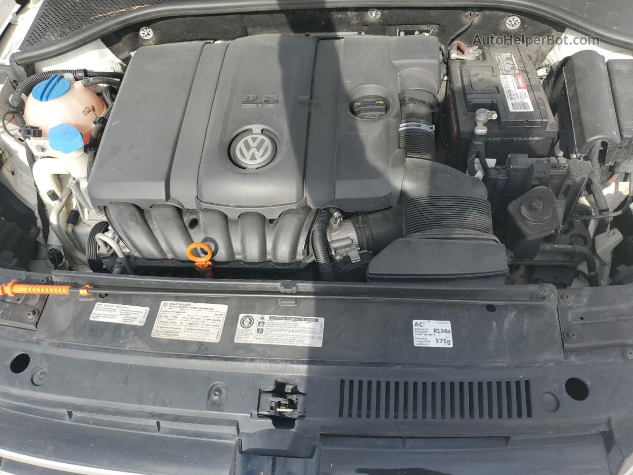 2012 Volkswagen Passat Se Белый vin: 1VWBP7A34CC106246