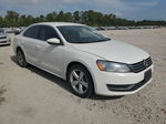 2012 Volkswagen Passat Se White vin: 1VWBP7A34CC106246