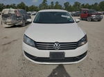 2012 Volkswagen Passat Se White vin: 1VWBP7A34CC106246