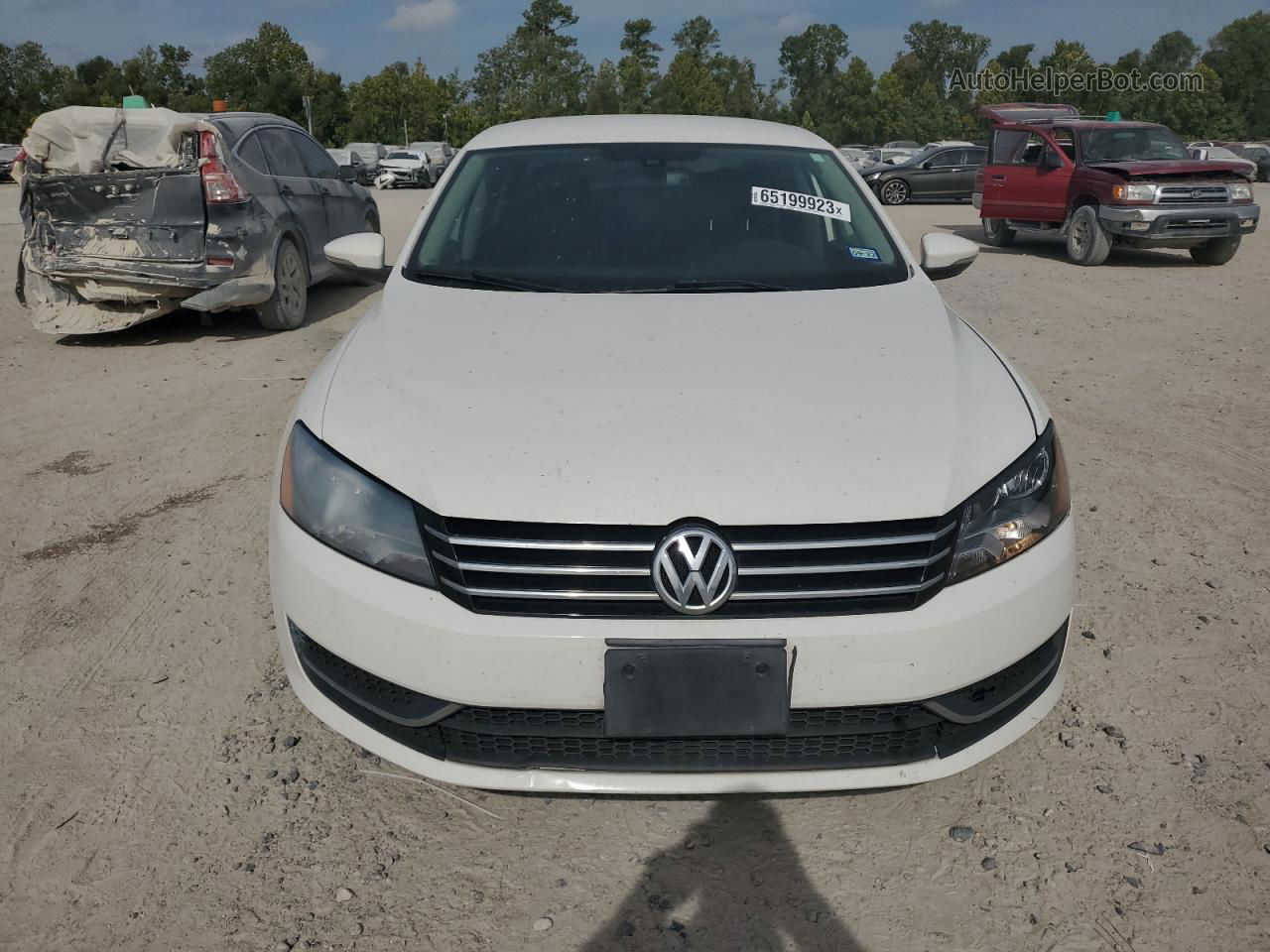 2012 Volkswagen Passat Se Белый vin: 1VWBP7A34CC106246