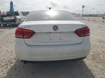 2012 Volkswagen Passat Se White vin: 1VWBP7A34CC106246