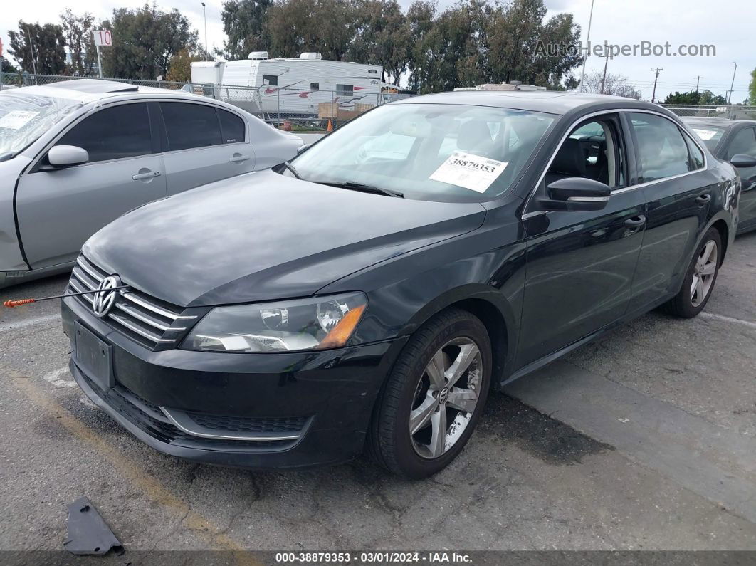 2013 Volkswagen Passat 2.5l Se Черный vin: 1VWBP7A34DC013597