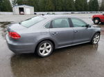 2013 Volkswagen Passat Se Gray vin: 1VWBP7A34DC074044