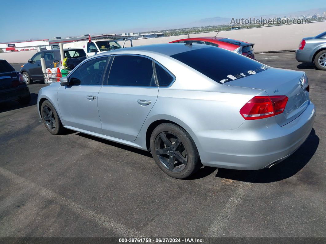 2013 Volkswagen Passat 2.5l Se Silver vin: 1VWBP7A34DC088512