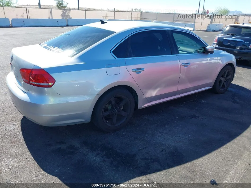 2013 Volkswagen Passat 2.5l Se Silver vin: 1VWBP7A34DC088512