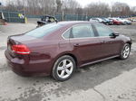 2013 Volkswagen Passat Se Burgundy vin: 1VWBP7A34DC126207