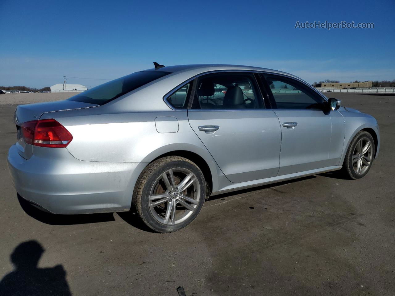 2014 Volkswagen Passat Se Silver vin: 1VWBP7A34EC015609